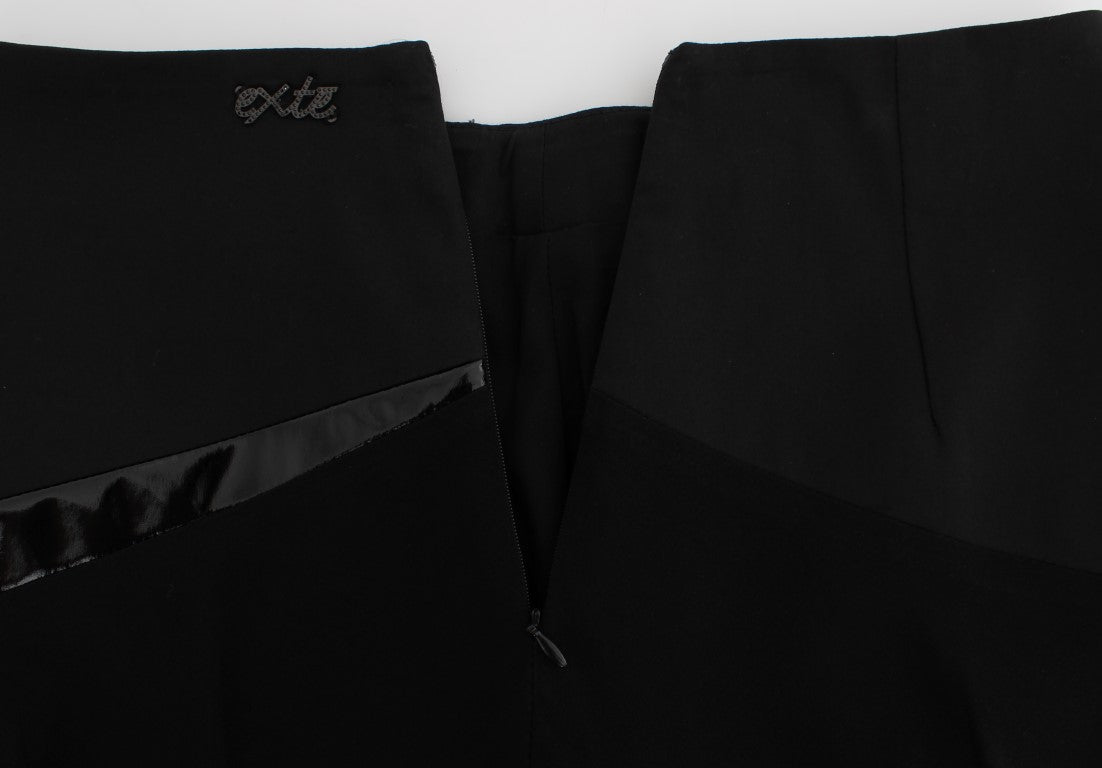 Exte Chic Rock aus Baumwollmischung in Schwarz und Blau