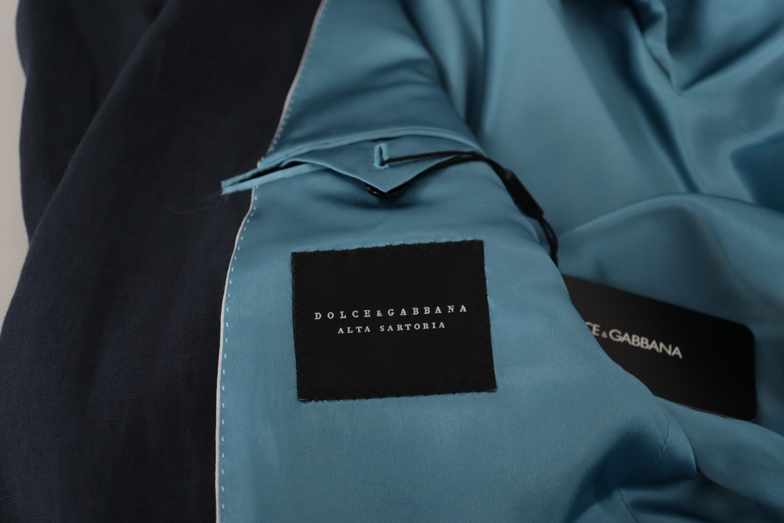 Dolce &amp; Gabbana Eleganter einreihiger Blazer aus Leinen