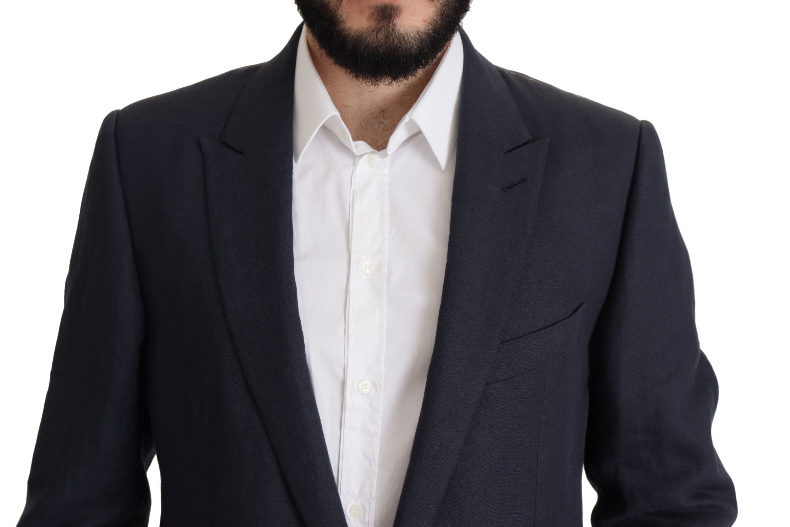 Dolce &amp; Gabbana Eleganter einreihiger Blazer aus Leinen
