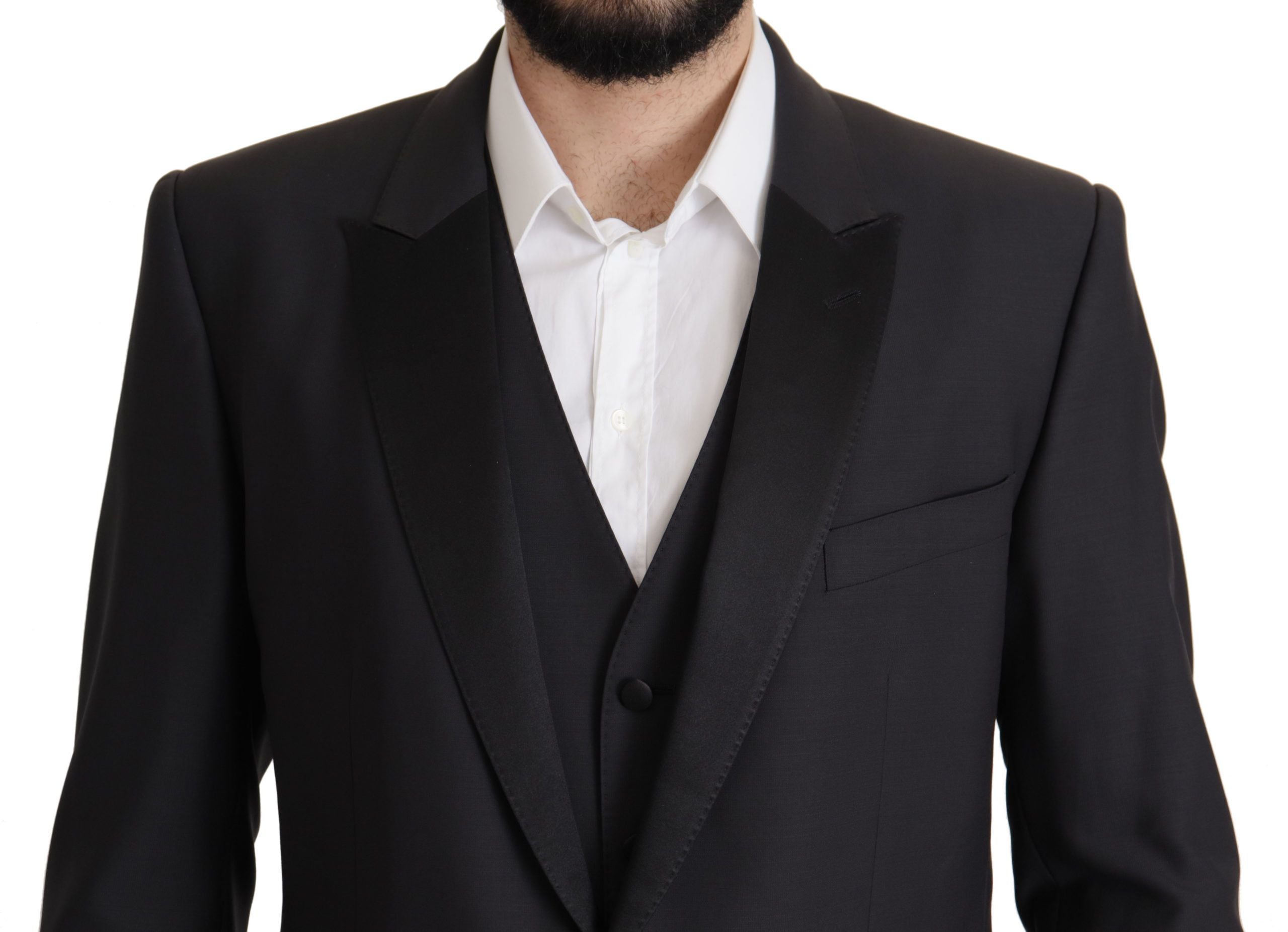Dolce &amp; Gabbana Eleganter dunkelblauer Martini-Zweiteiler-Blazer