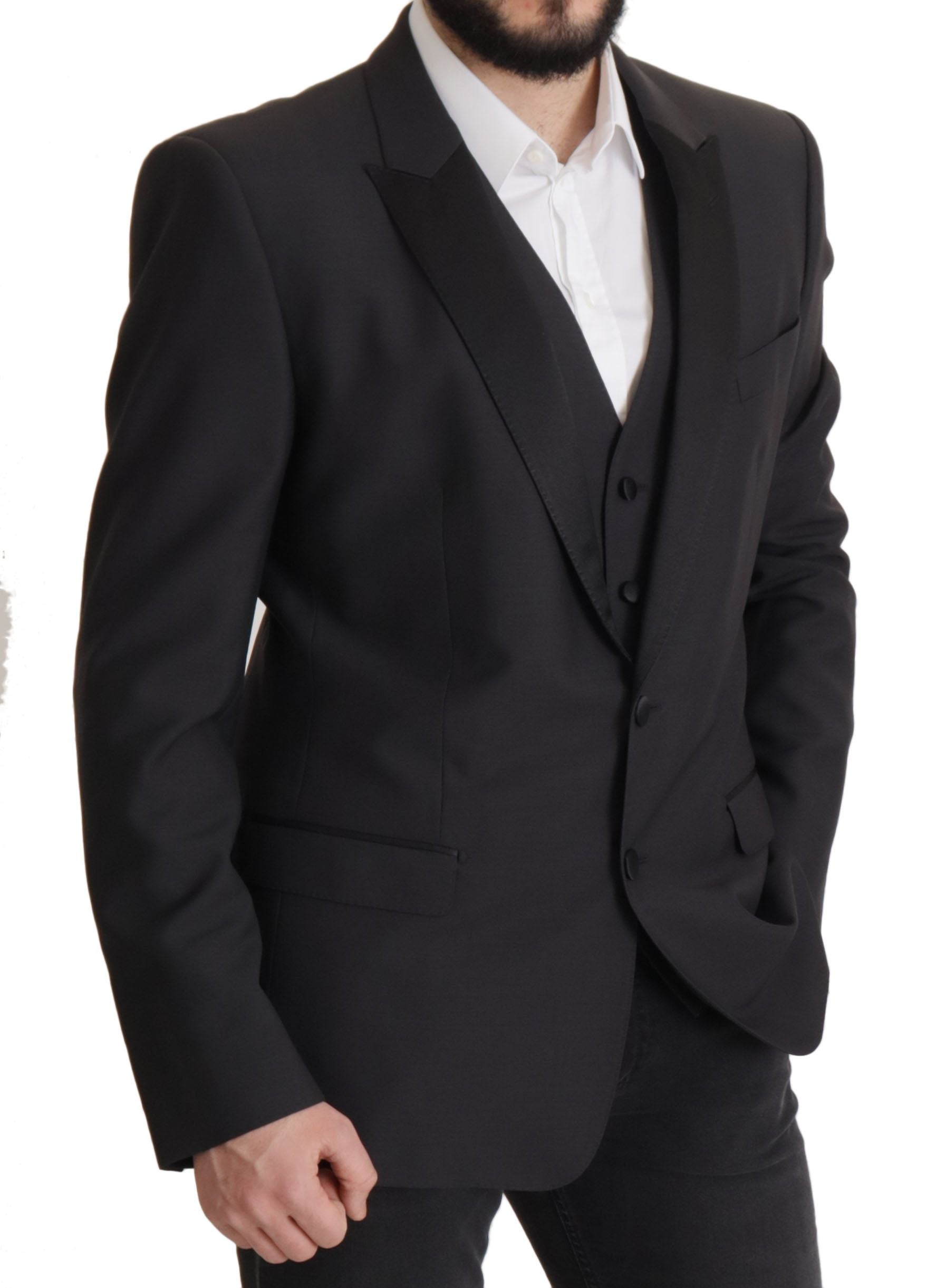 Dolce &amp; Gabbana Eleganter dunkelblauer Martini-Zweiteiler-Blazer