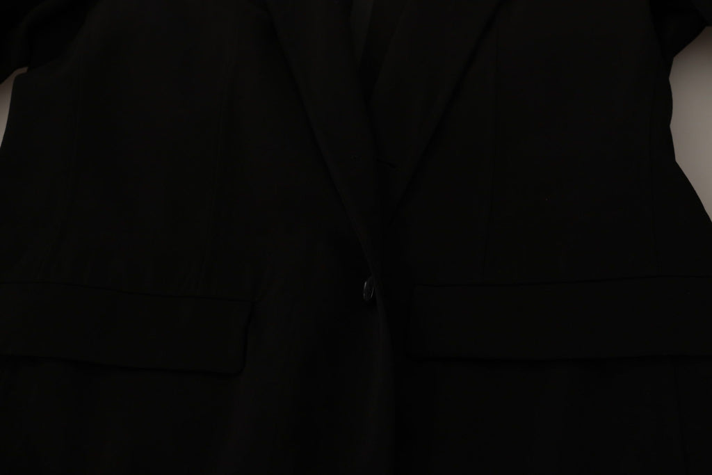 Dolce &amp; Gabbana Elegante einreihige Jacke aus Schurwolle