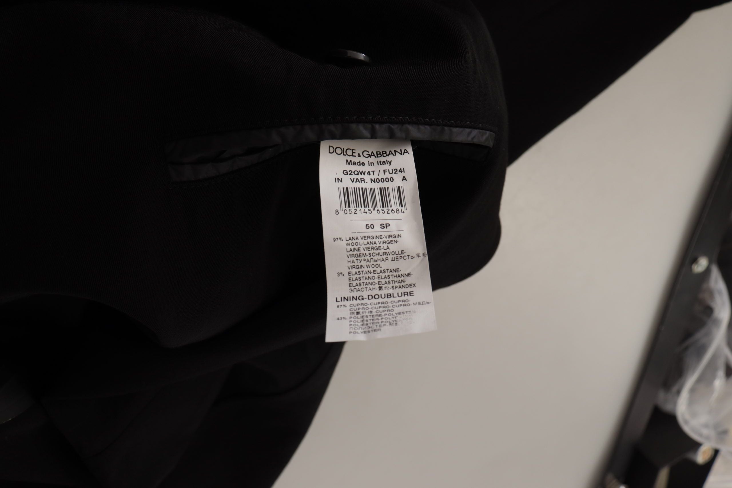 Dolce &amp; Gabbana Elegante einreihige Jacke aus Schurwolle