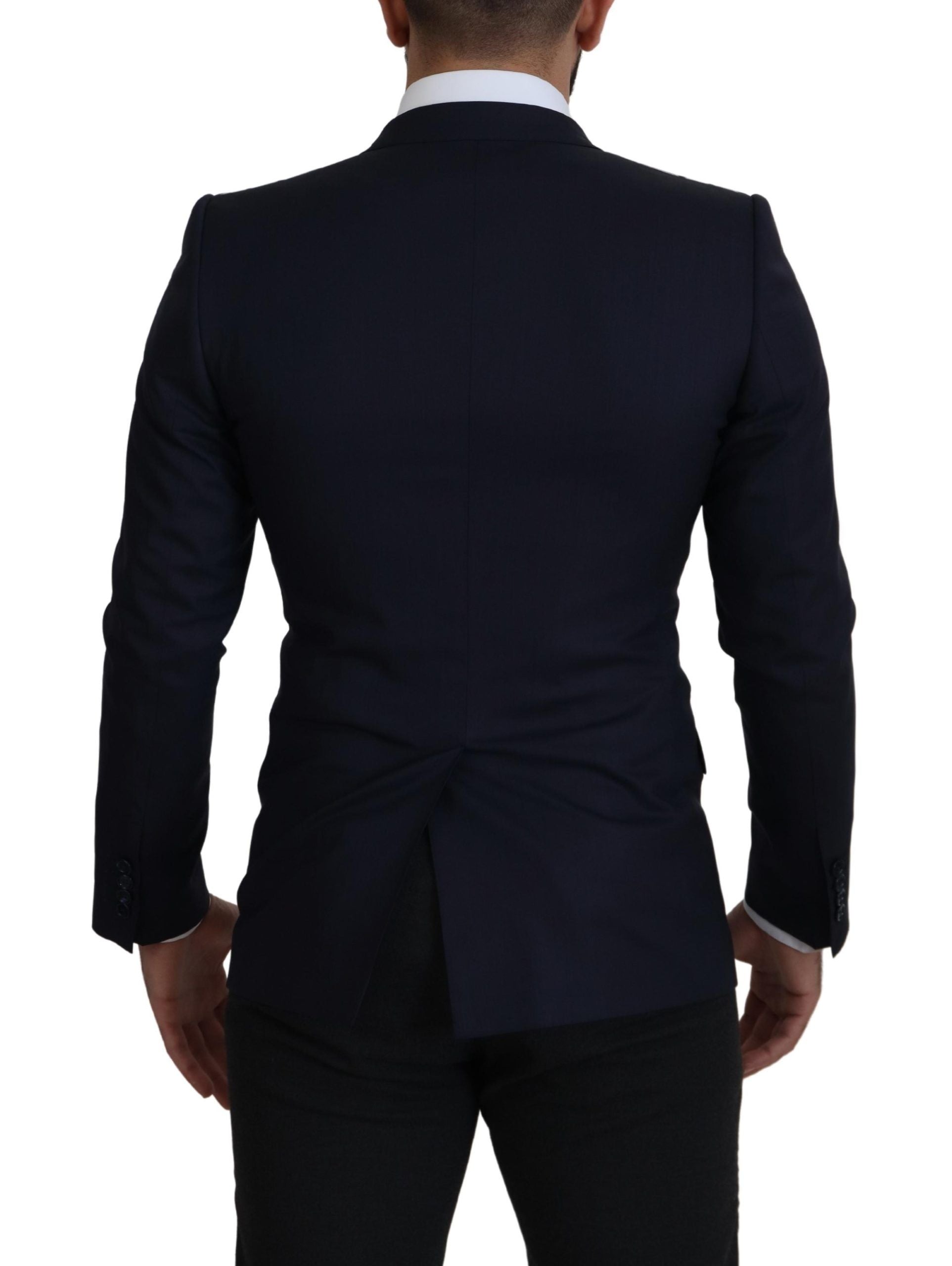 Dolce &amp; Gabbana Eleganter einreihiger Blazer aus Wolle und Seide