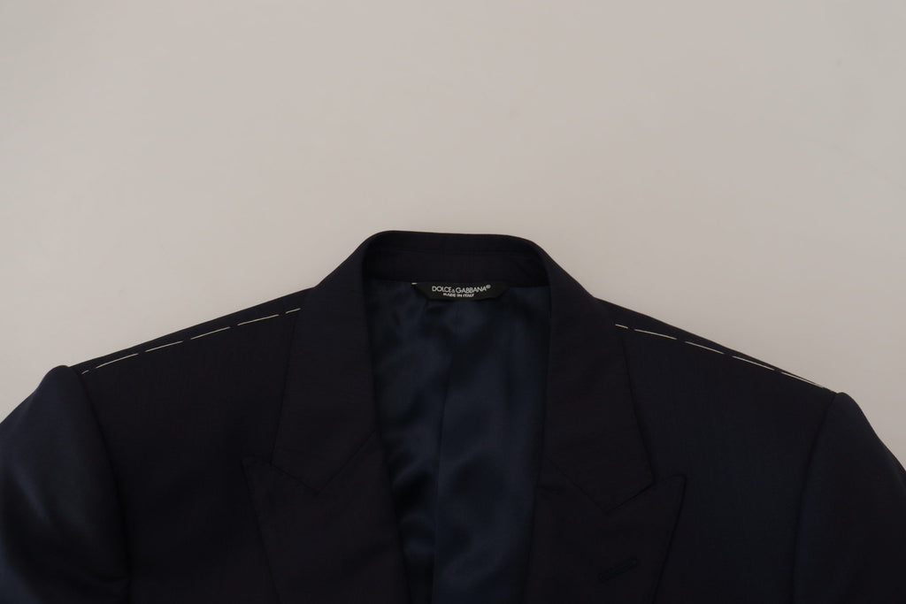 Dolce &amp; Gabbana Eleganter einreihiger Blazer aus Wolle und Seide