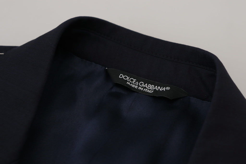 Dolce &amp; Gabbana Eleganter einreihiger Blazer aus Wolle und Seide