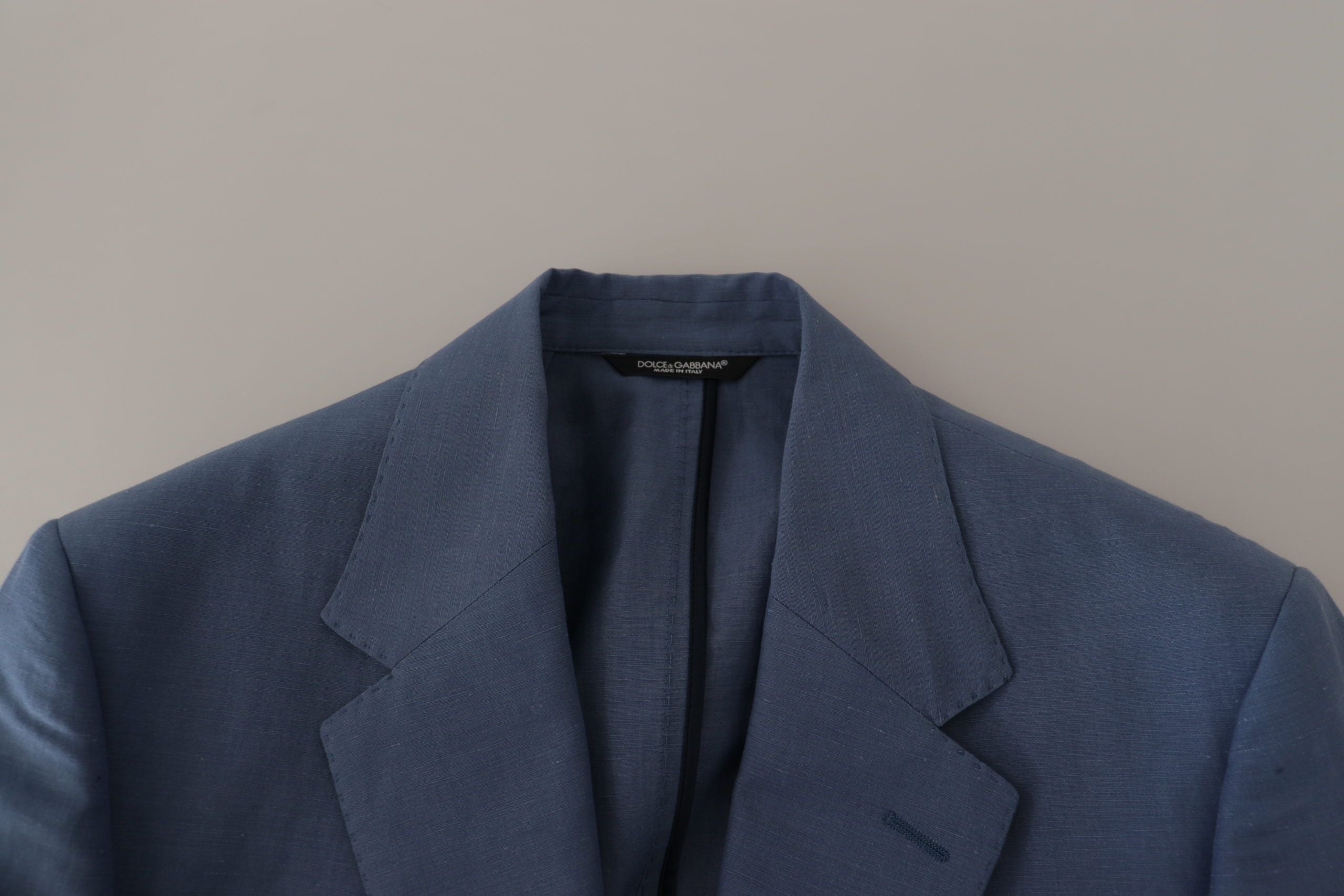 Dolce &amp; Gabbana Elegante einreihige Leinenjacke