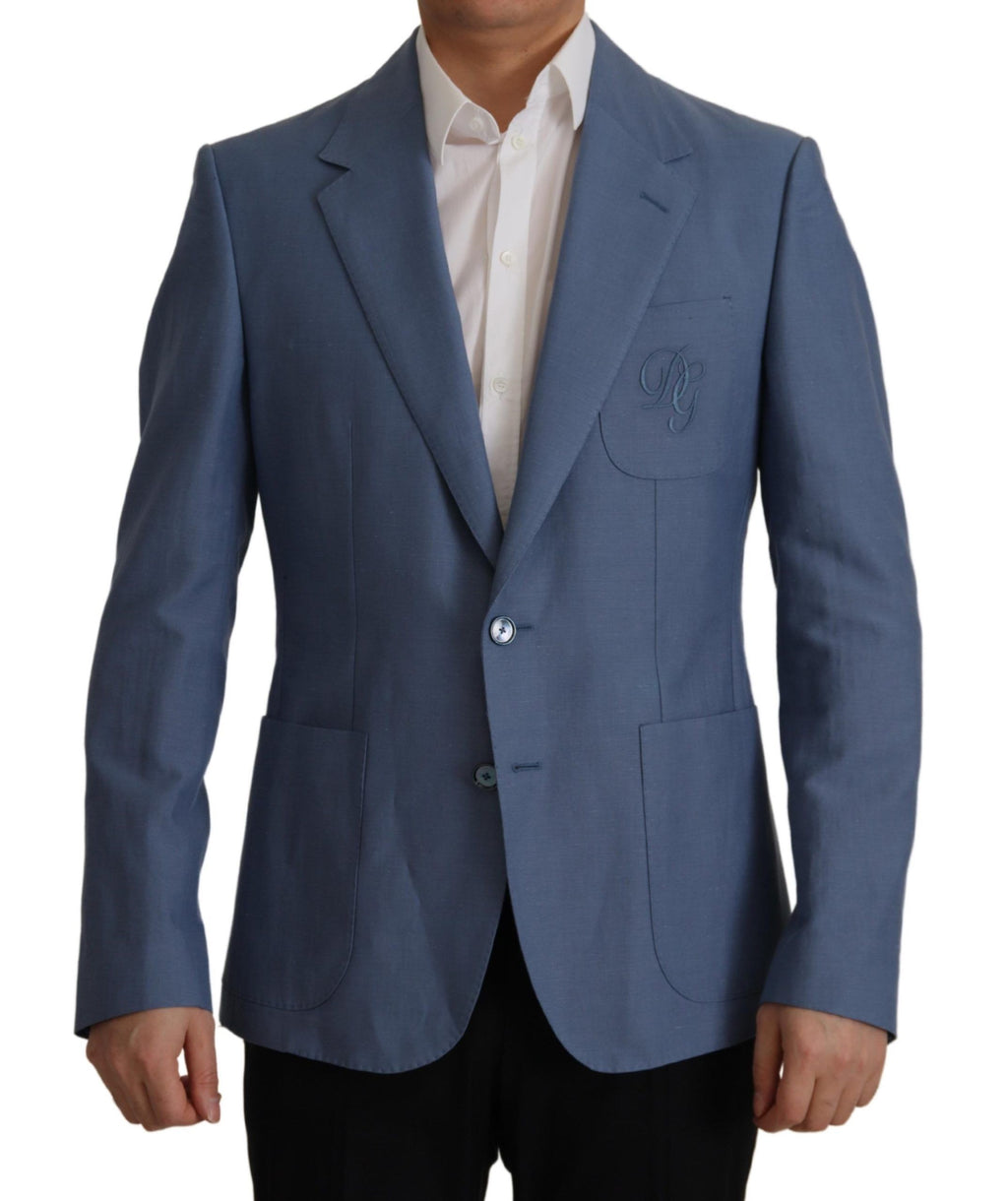 Dolce &amp; Gabbana Elegante einreihige Leinenjacke