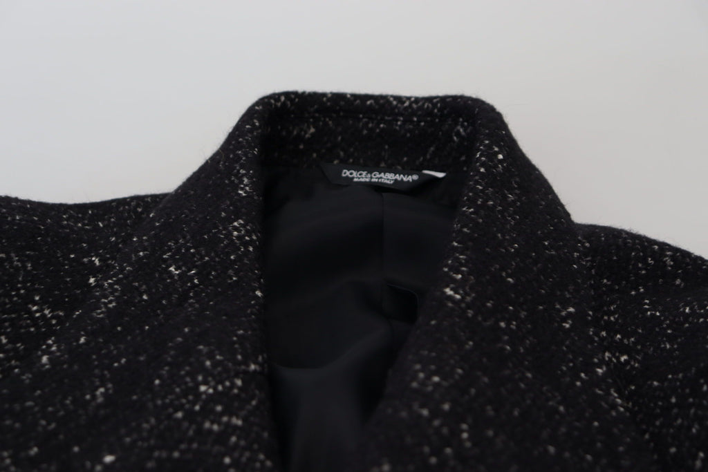 Dolce &amp; Gabbana – Elegante, gemusterte Zweireiherjacke aus Wolle