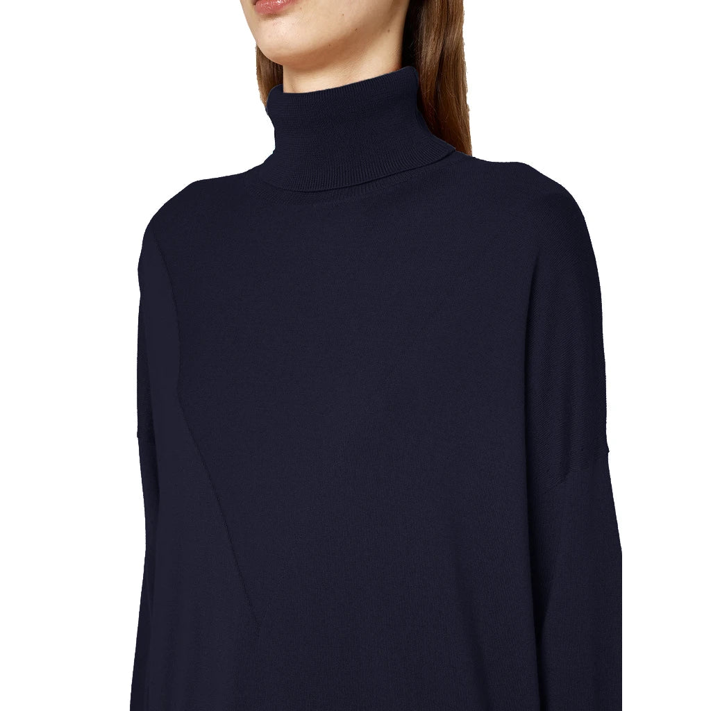 Alpha Studio Sweaters Blue Woman