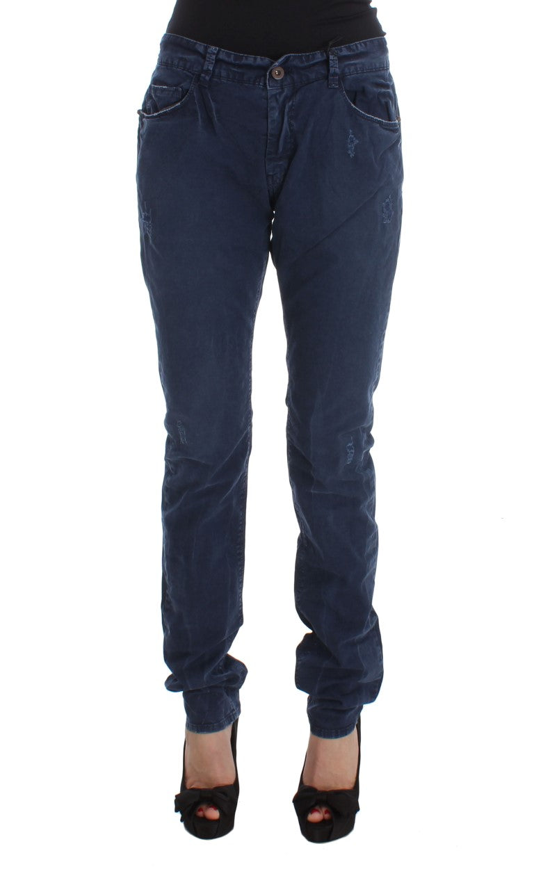 Costume National Chic Jeans in normaler Passform in Blau