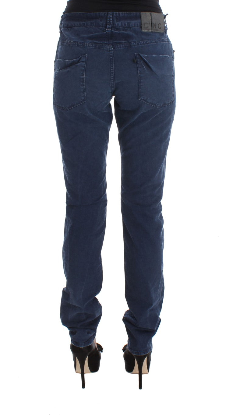 Costume National Chic Jeans in normaler Passform in Blau