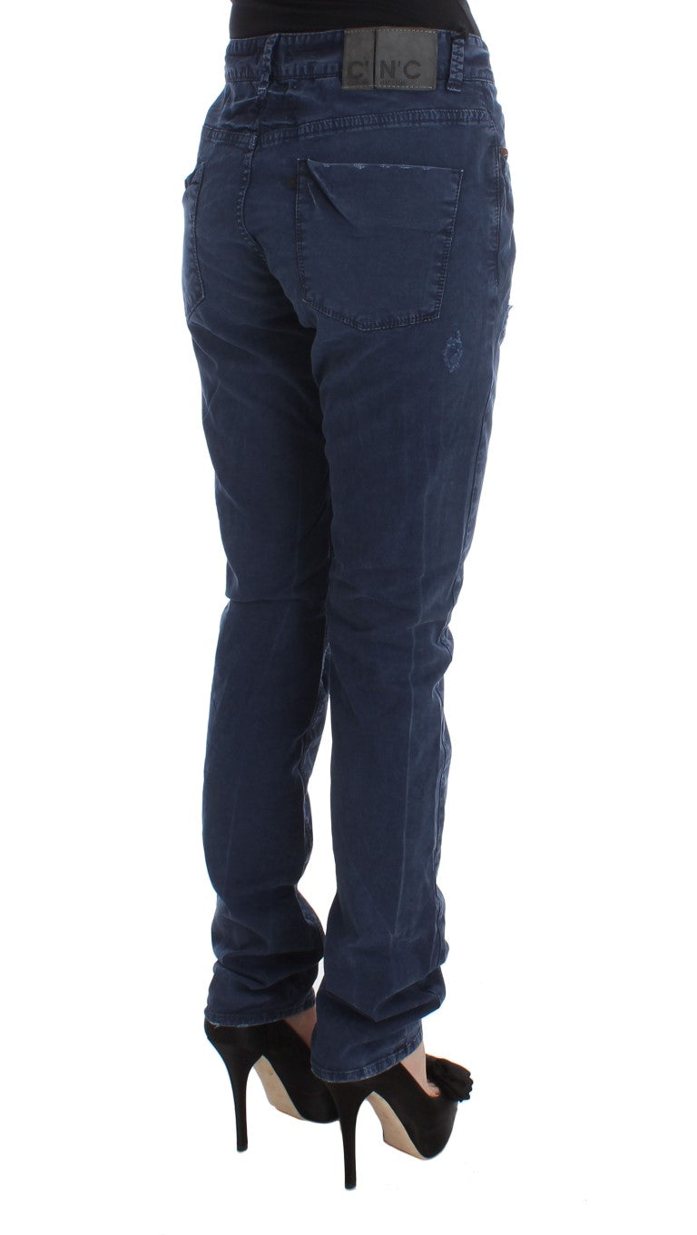 Costume National Chic Jeans in normaler Passform in Blau