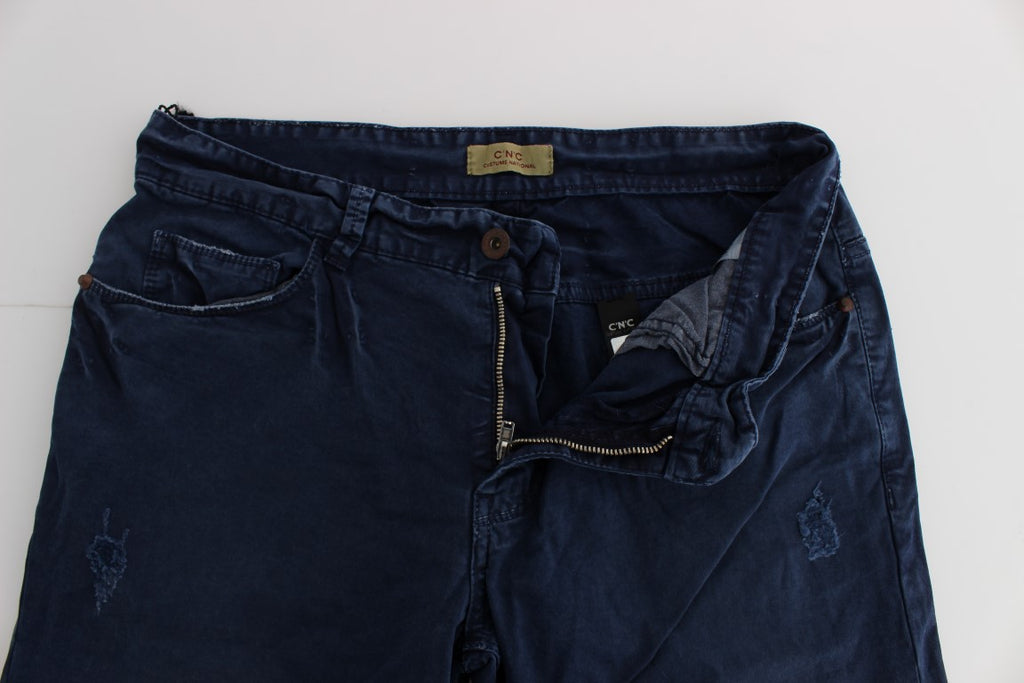 Costume National Chic Jeans in normaler Passform in Blau