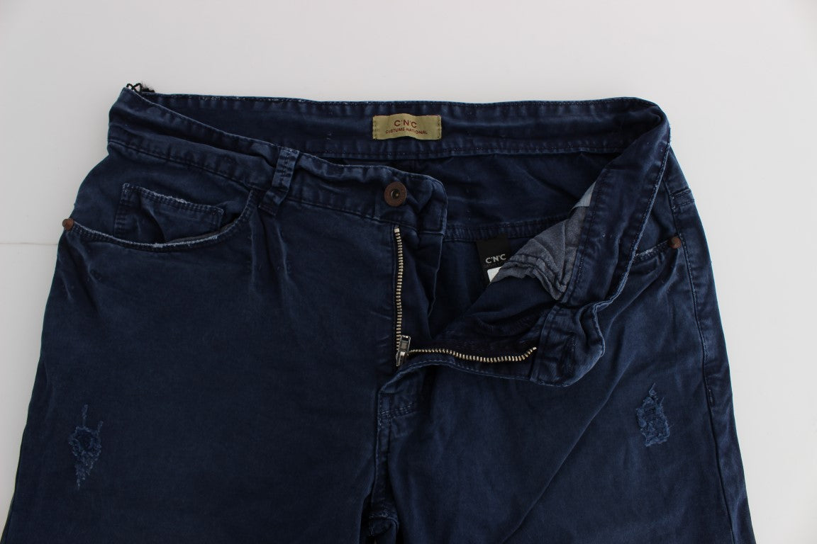 Costume National Chic Jeans in normaler Passform in Blau
