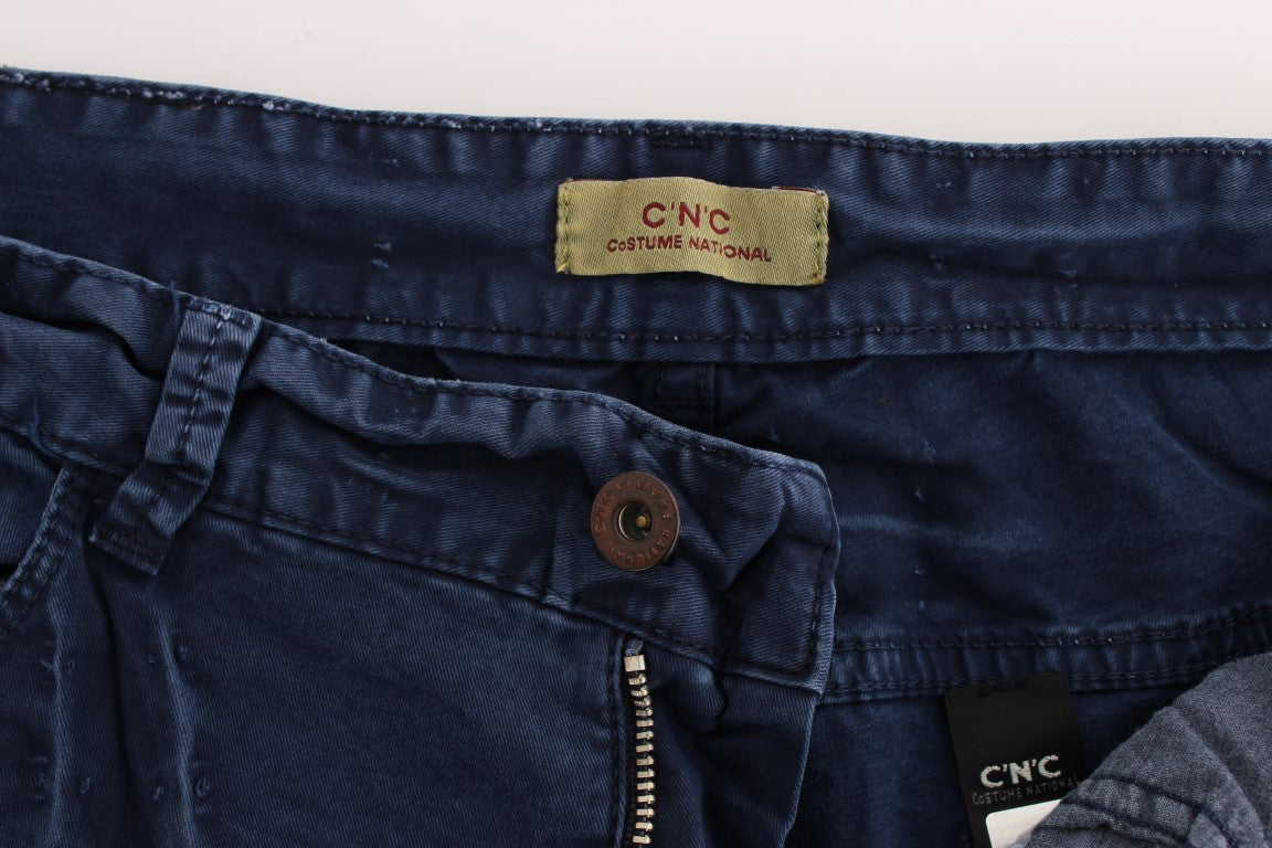 Costume National Chic Jeans in normaler Passform in Blau