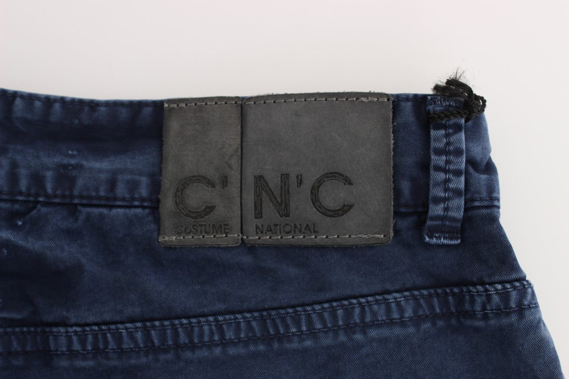 Costume National Chic Jeans in normaler Passform in Blau