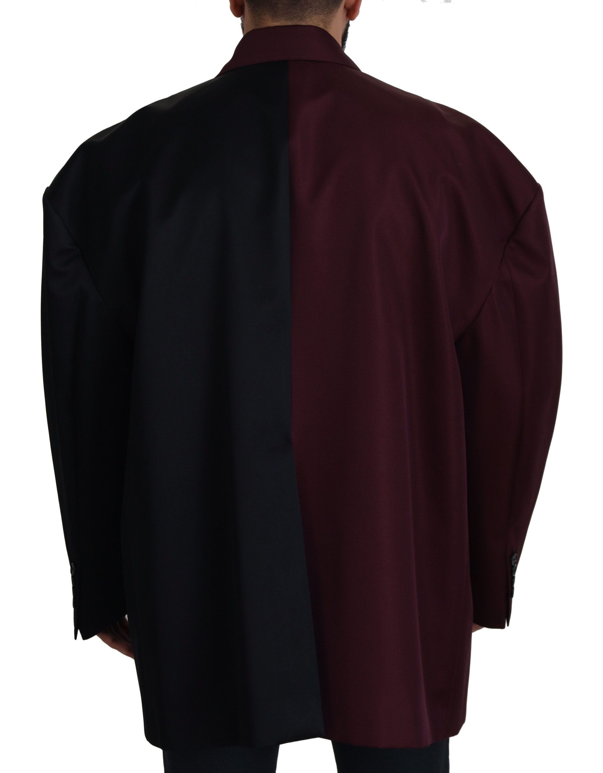 Dolce &amp; Gabbana Elegante Bordeaux-Zweireiherjacke