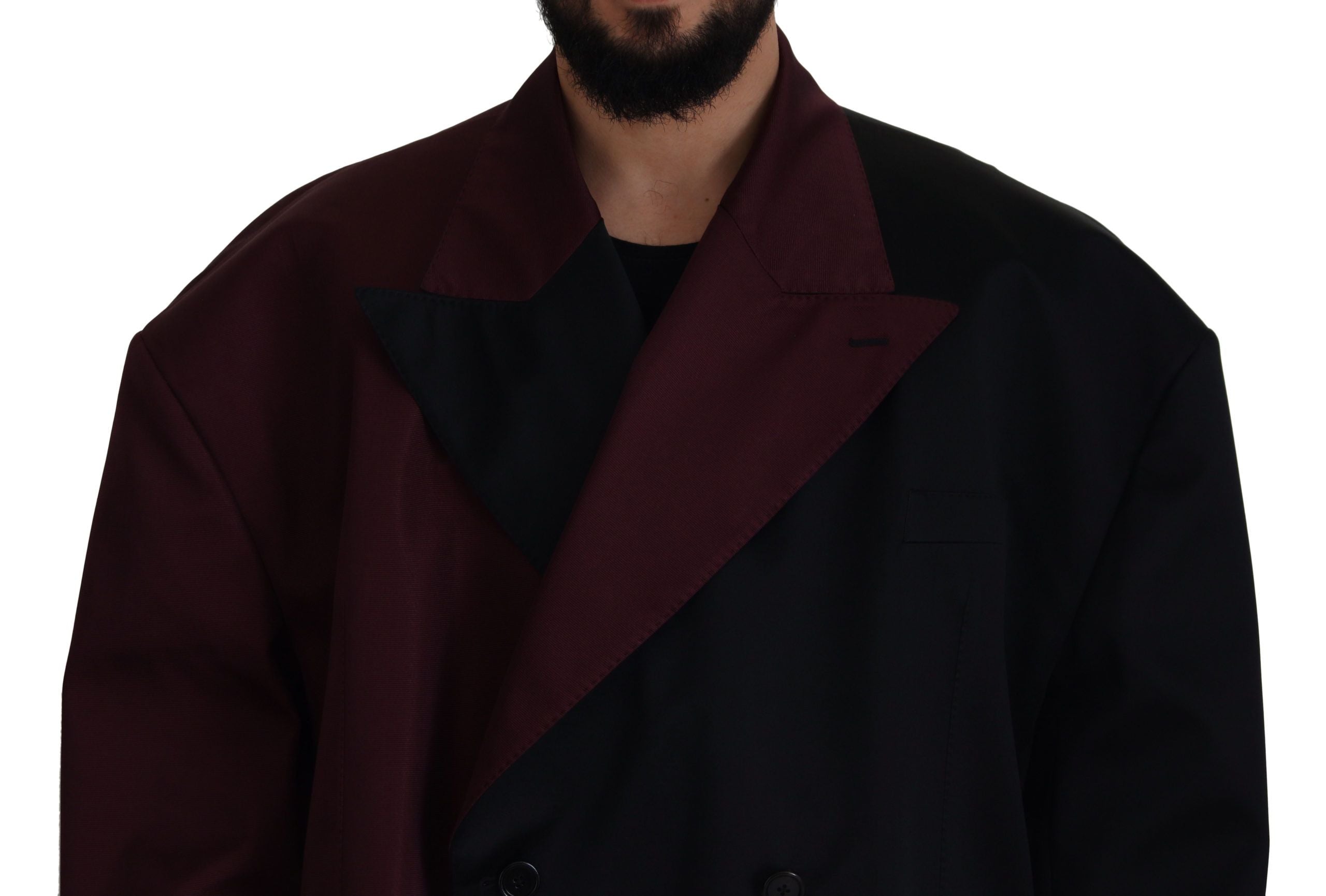 Dolce &amp; Gabbana Elegante Bordeaux-Zweireiherjacke