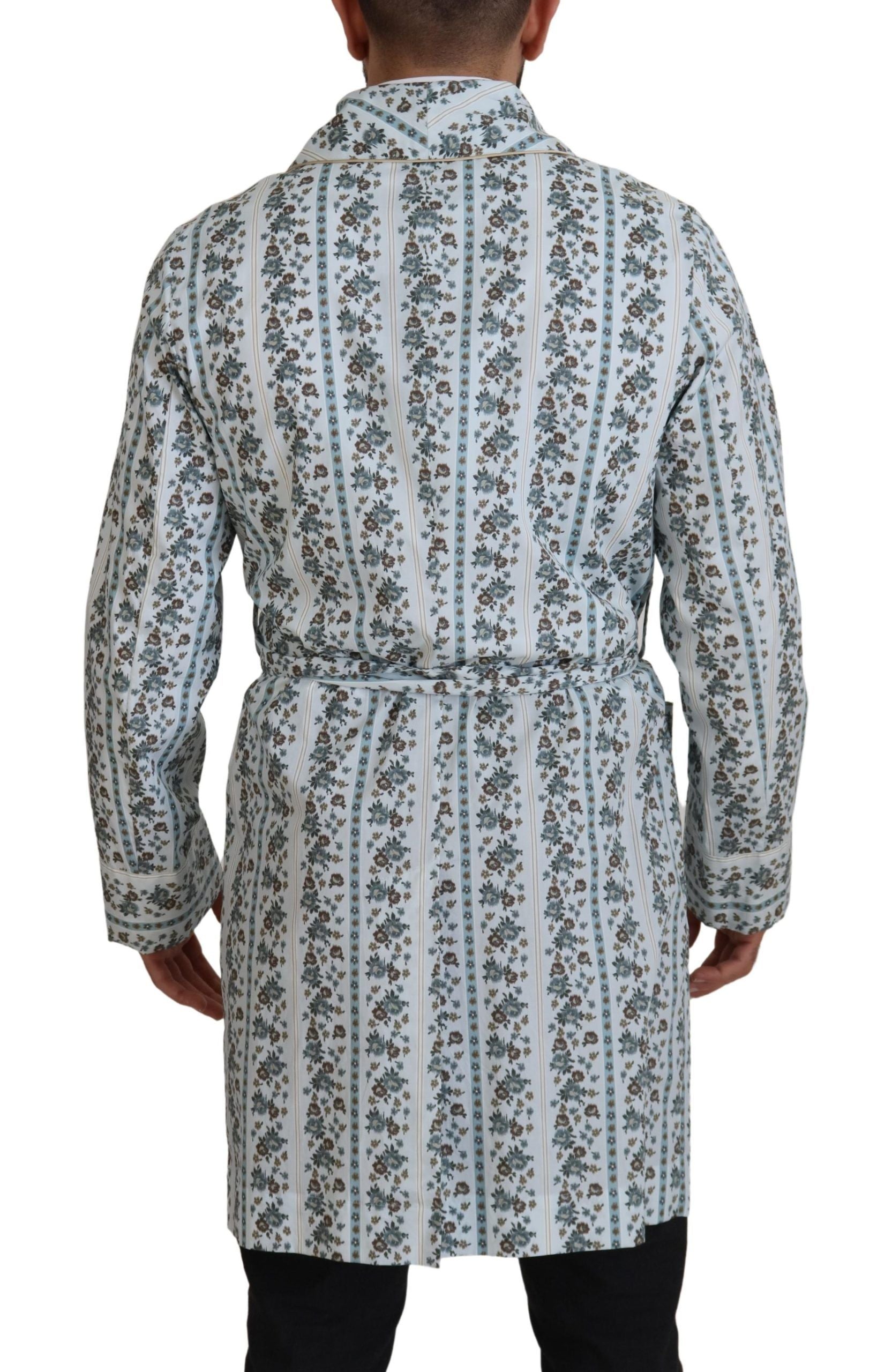 Dolce &amp; Gabbana – Eleganter Baumwollmantel mit Blumenmuster