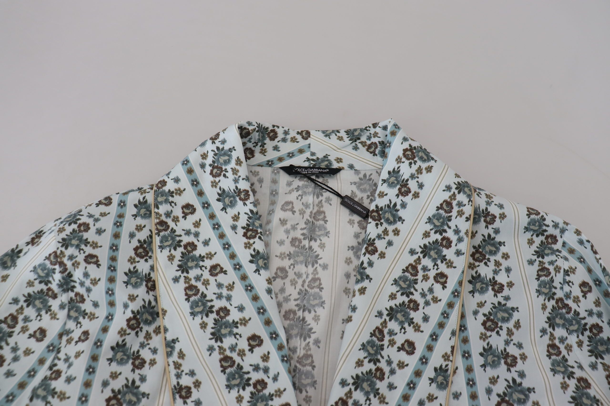 Dolce &amp; Gabbana – Eleganter Baumwollmantel mit Blumenmuster