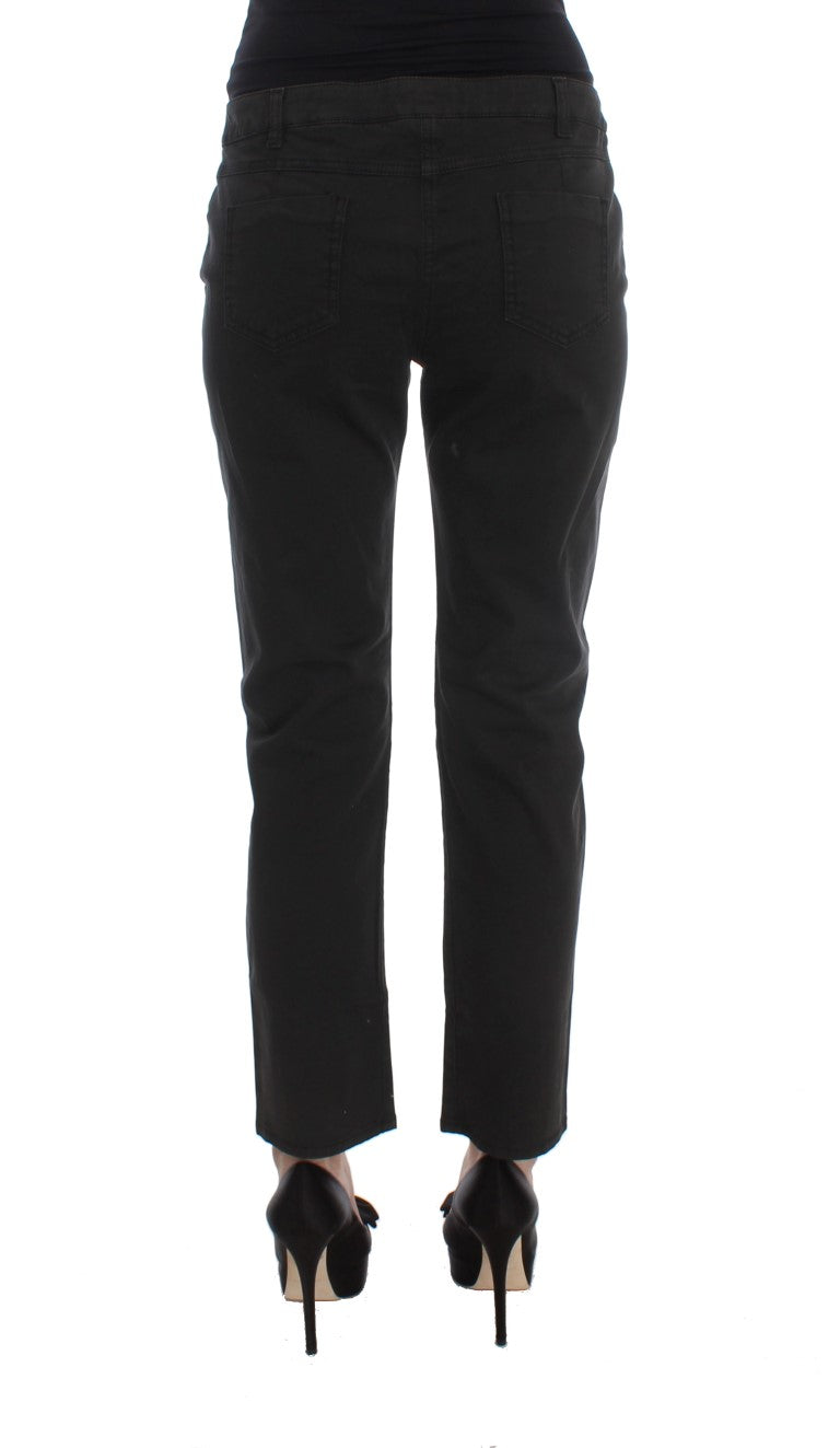 Costume National Chic Jeans in normaler Passform, Schwarz