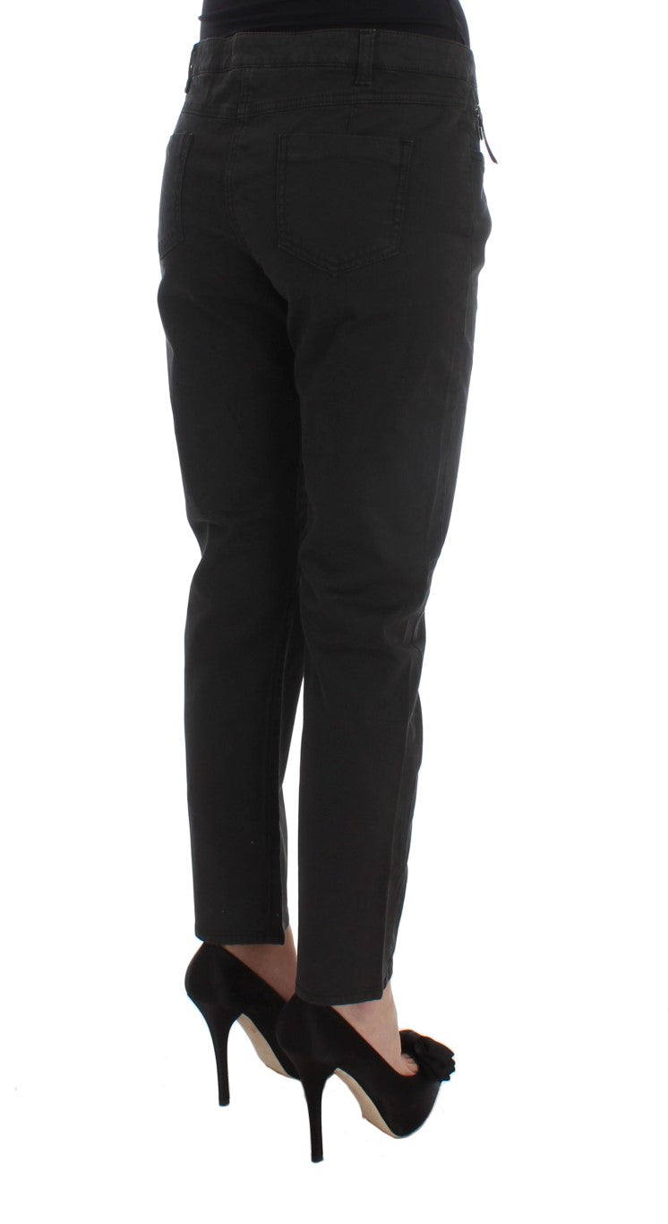 Costume National Chic Jeans in normaler Passform, Schwarz