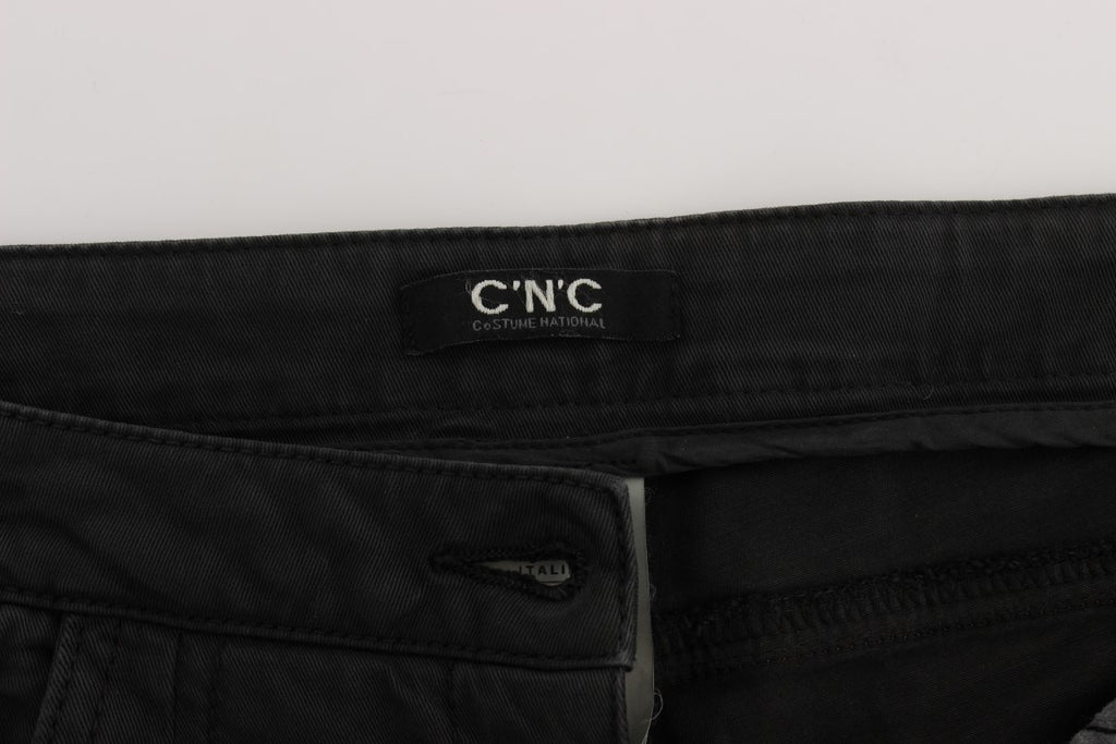 Costume National Chic Jeans in normaler Passform, Schwarz