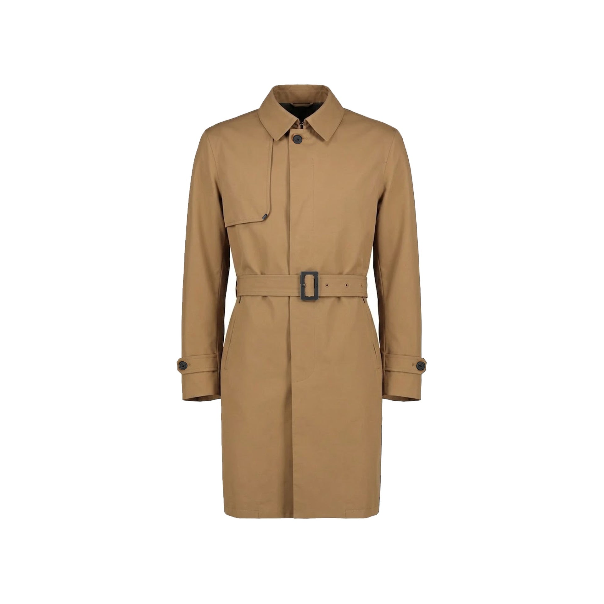 Herno Belted Single-Breasted Coat – Siebentaschen