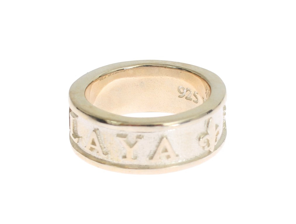 Nialaya Silver Splendor Sterling Ring für Herren