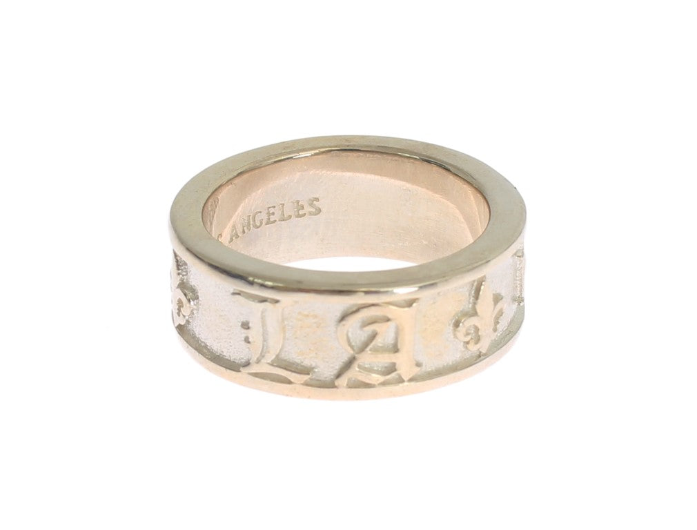 Nialaya Silver Splendor Sterling Ring für Herren