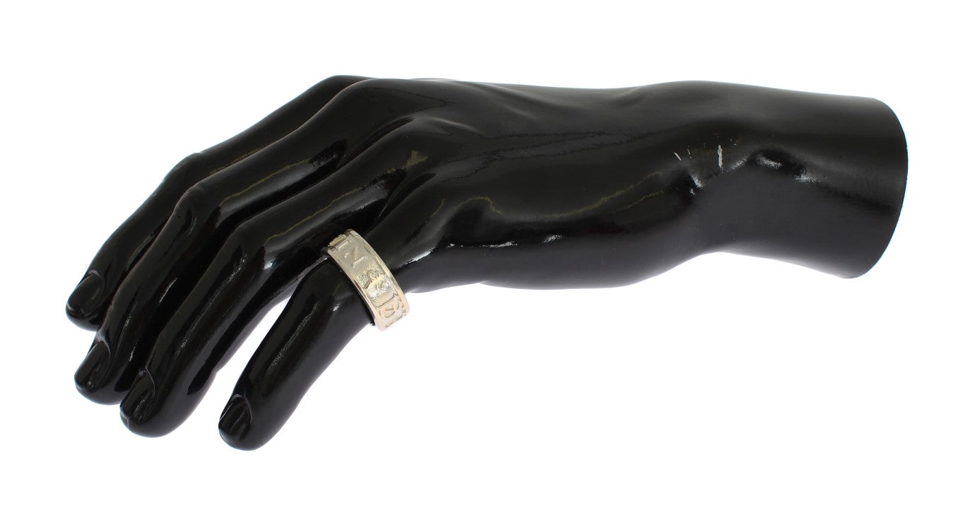 Nialaya Silver Splendor Sterling Ring für Herren