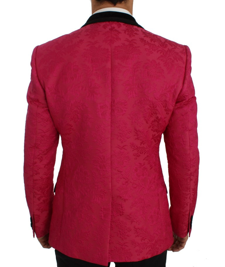 Dolce &amp; Gabbana Einreihiger Blazer aus geblümtem Brokat