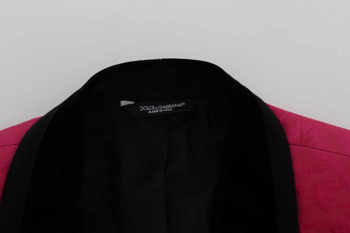 Dolce &amp; Gabbana Einreihiger Blazer aus geblümtem Brokat
