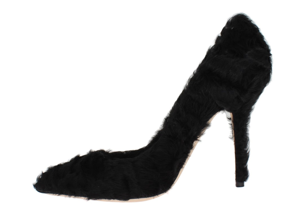 Dolce &amp; Gabbana Elegante Pumps aus luxuriösem Xiangao-Pelzleder