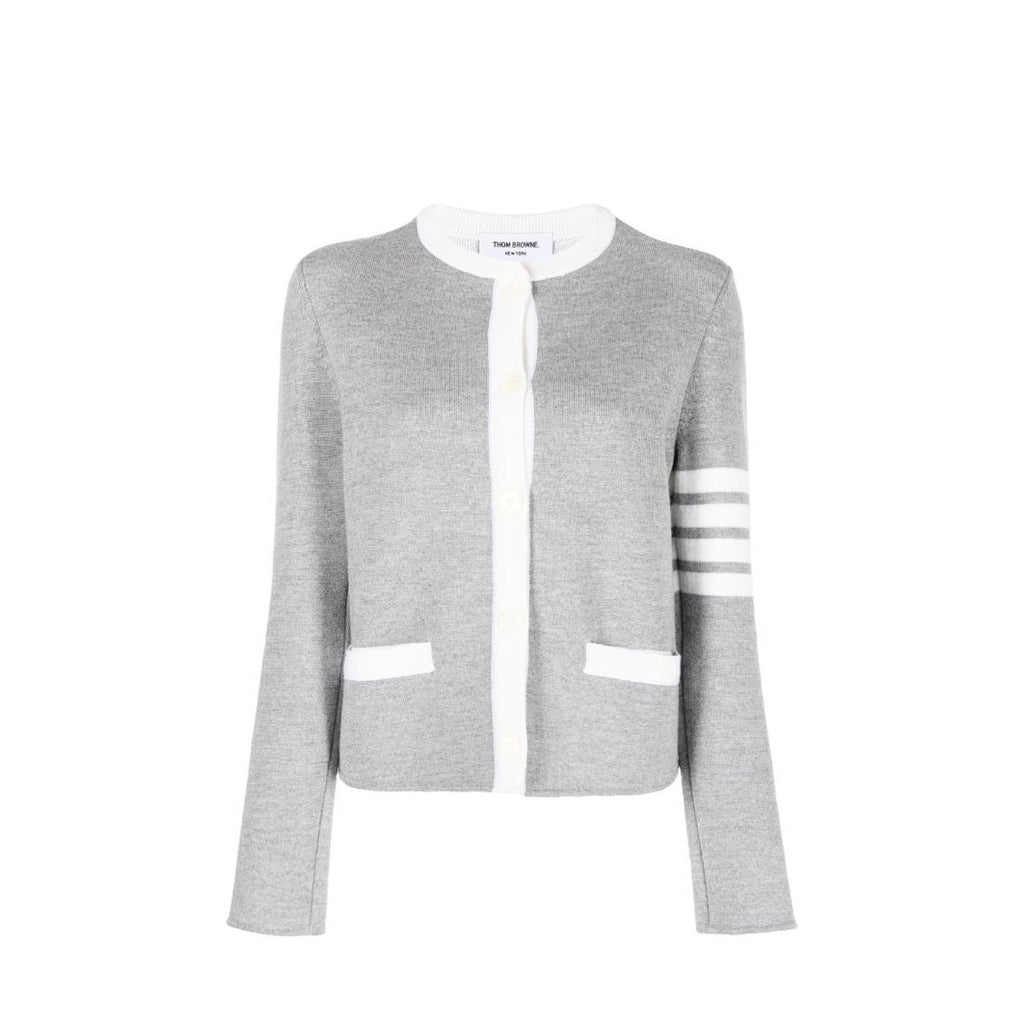 Thom Browne 4- Bar Wool Cardigan – Siebentaschen