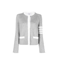 Thom Browne 4- Bar Wool Cardigan – Siebentaschen