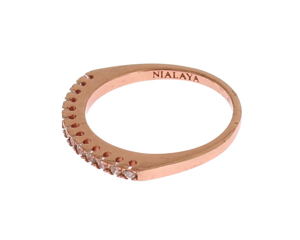 Nialaya Exquisiter vergoldeter Sterlingsilberring