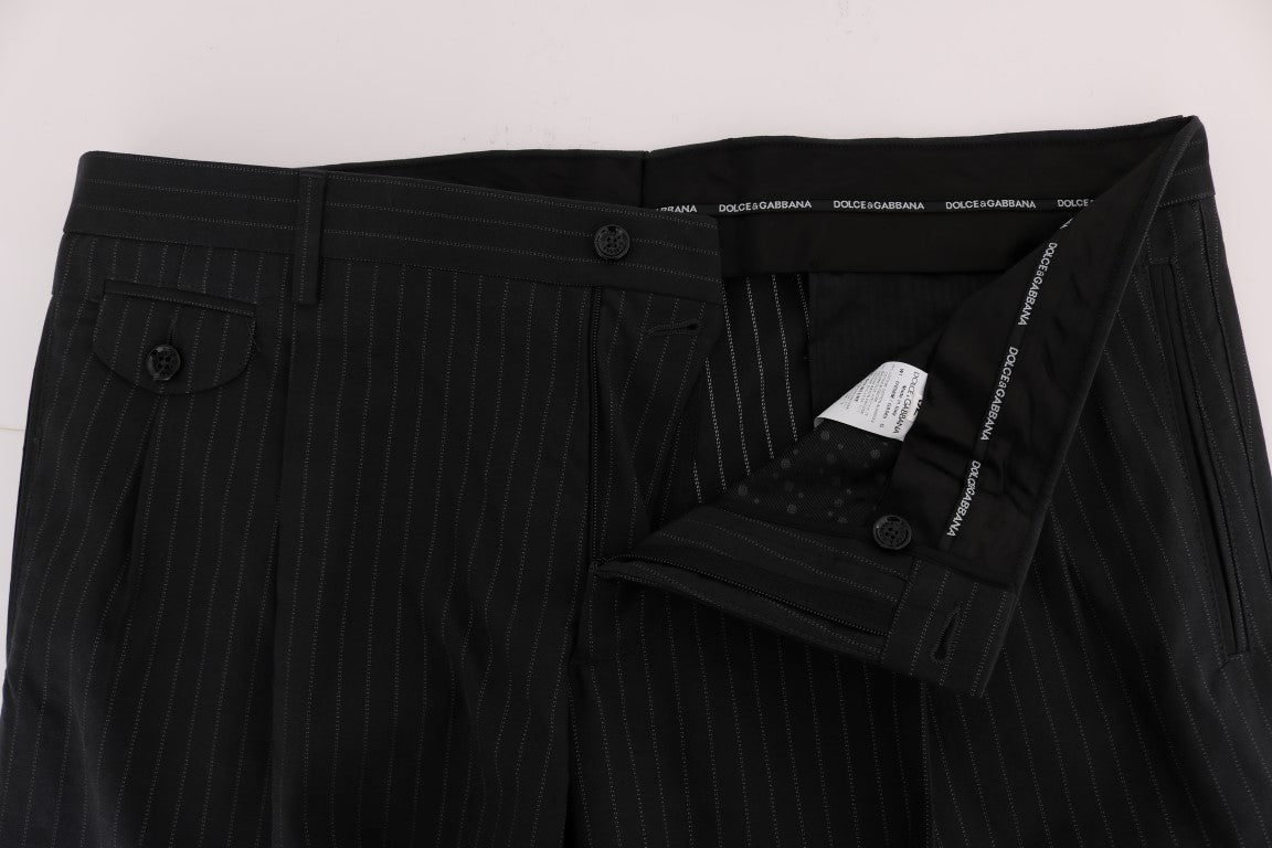 Dolce &amp; Gabbana – Elegante, gestreifte Anzughose mit gerader Passform