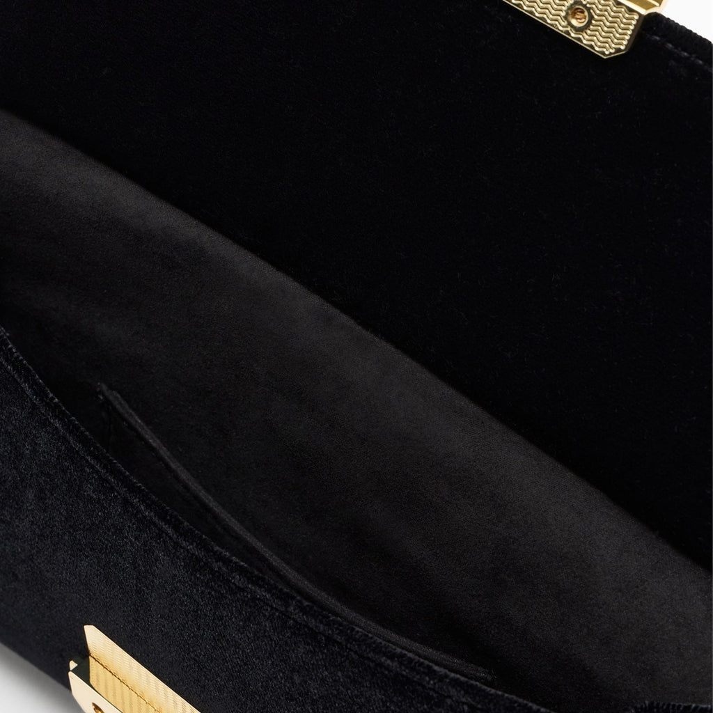 Emporio Armani Velvet Clutch Bag