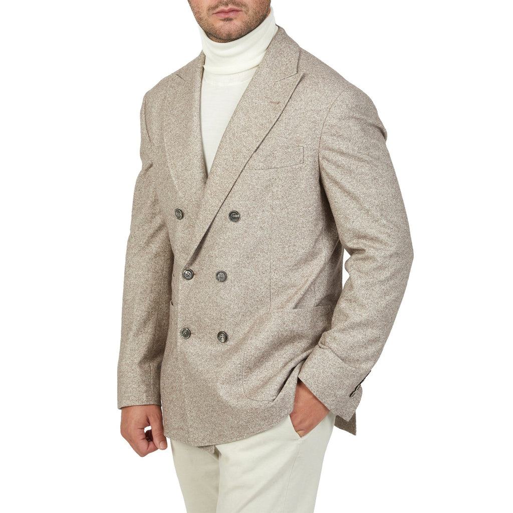 Brunello Cucinelli Double-Breasted Wool Jacket