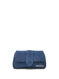 Jacquemus Le Petit Bambimou Mini Shoulder Bag in Denim Cotton and Leather