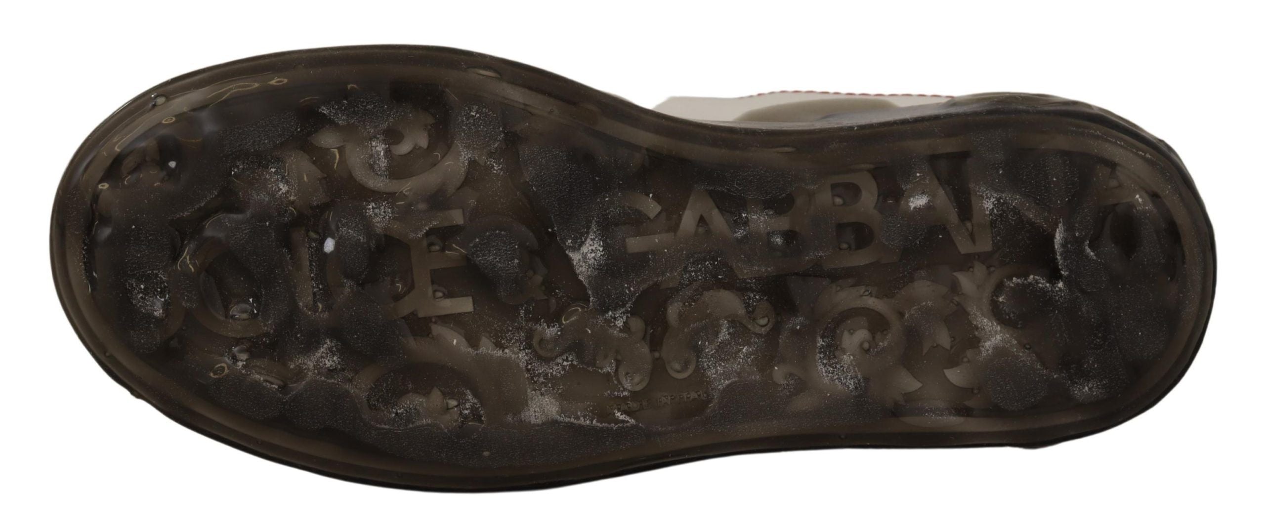 Dolce &amp; Gabbana Elegante weiße Ledersneaker