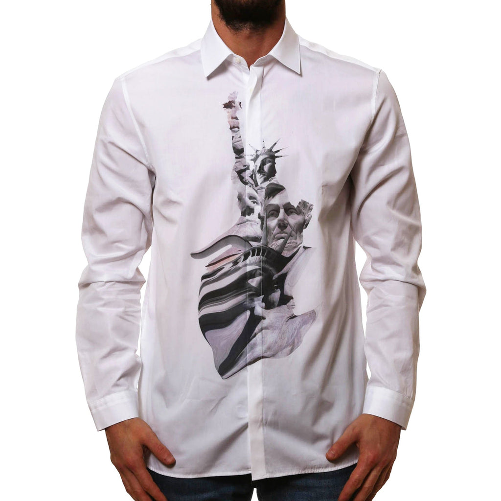 Neil Barrett State Of Liberty Cotton Shirt – Siebentaschen