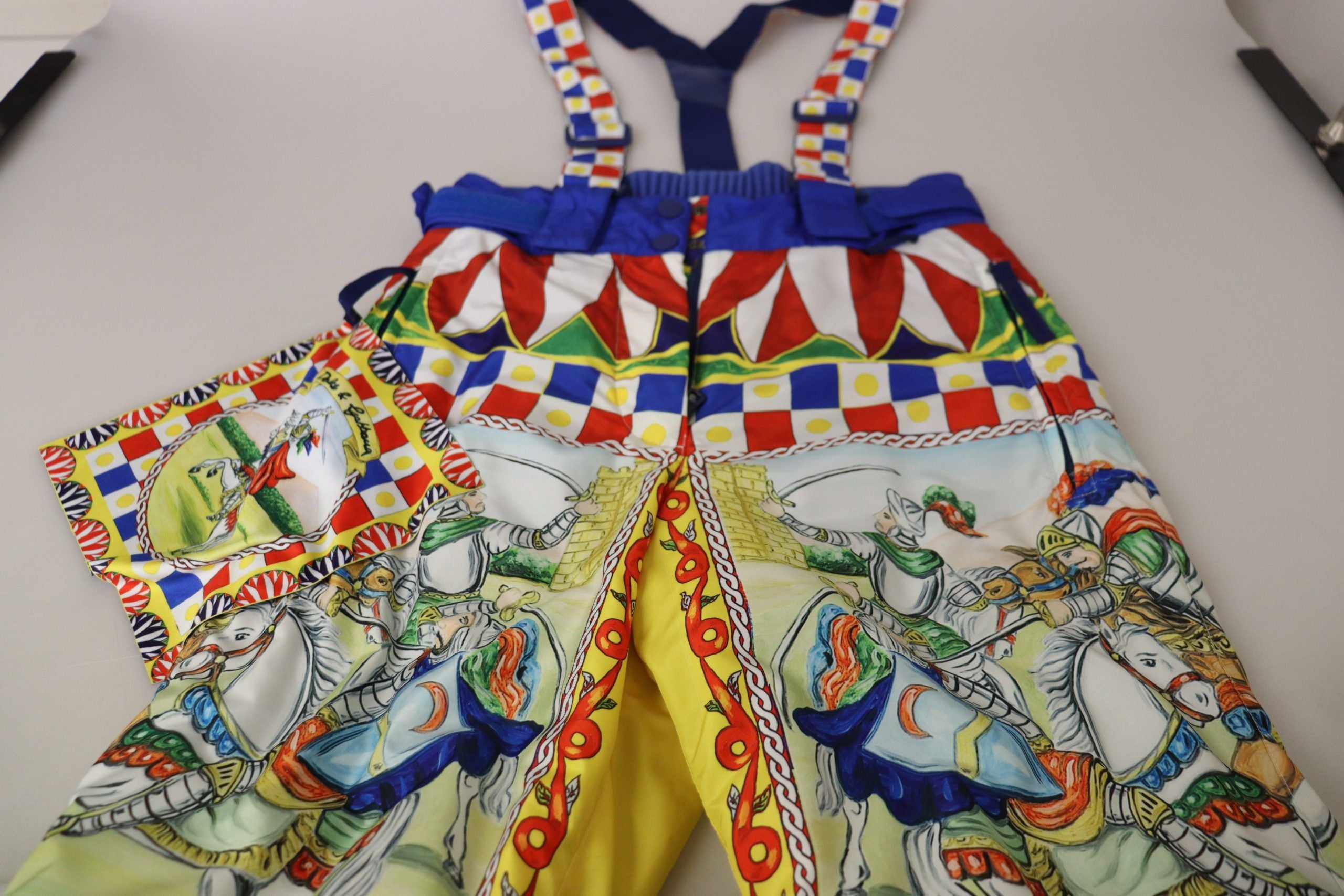 Dolce &amp; Gabbana Mehrfarbige Schneehose mit hoher Taille