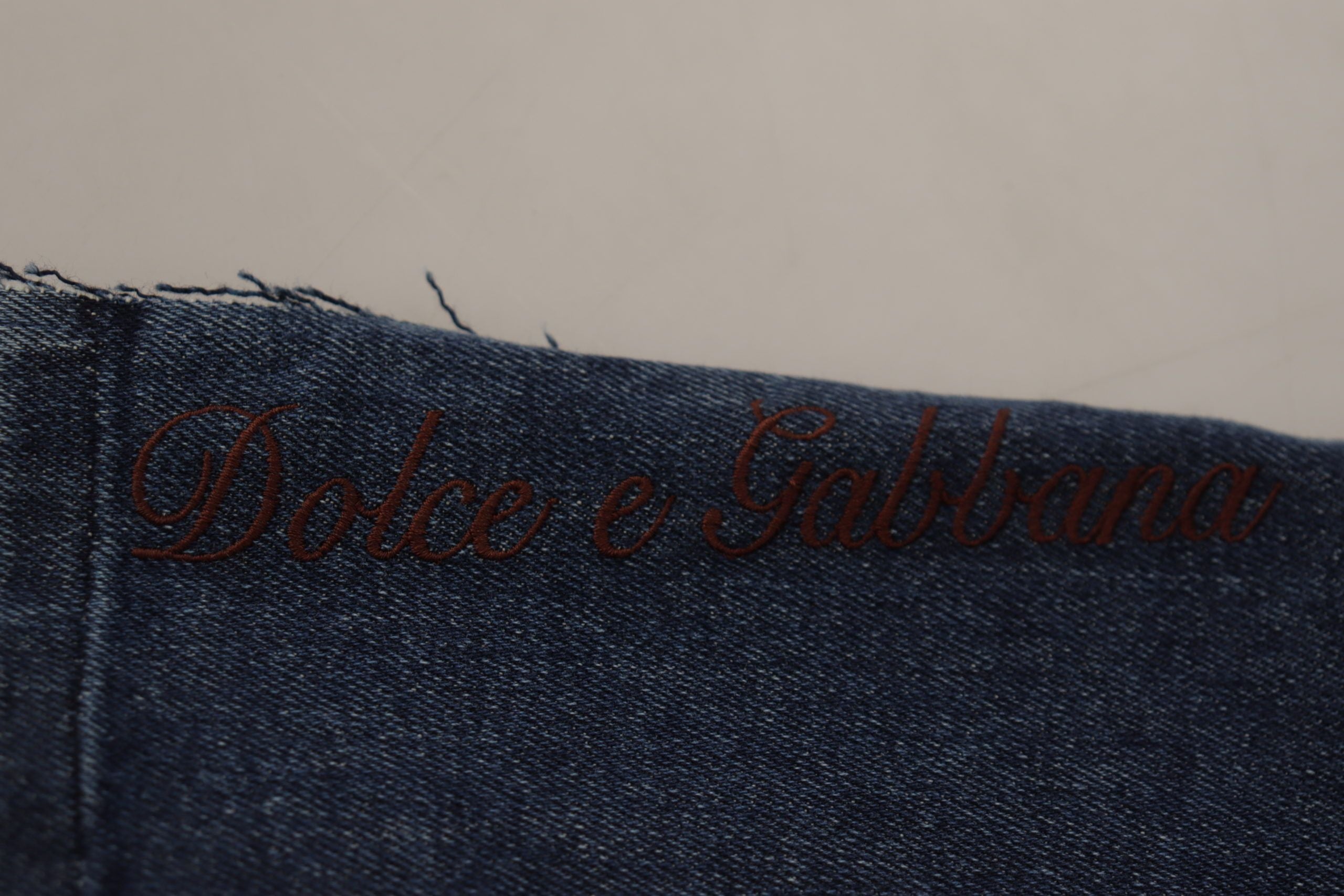 Dolce &amp; Gabbana High-Waist-Jeans in Mehrfarbig mit weitem Schnitt