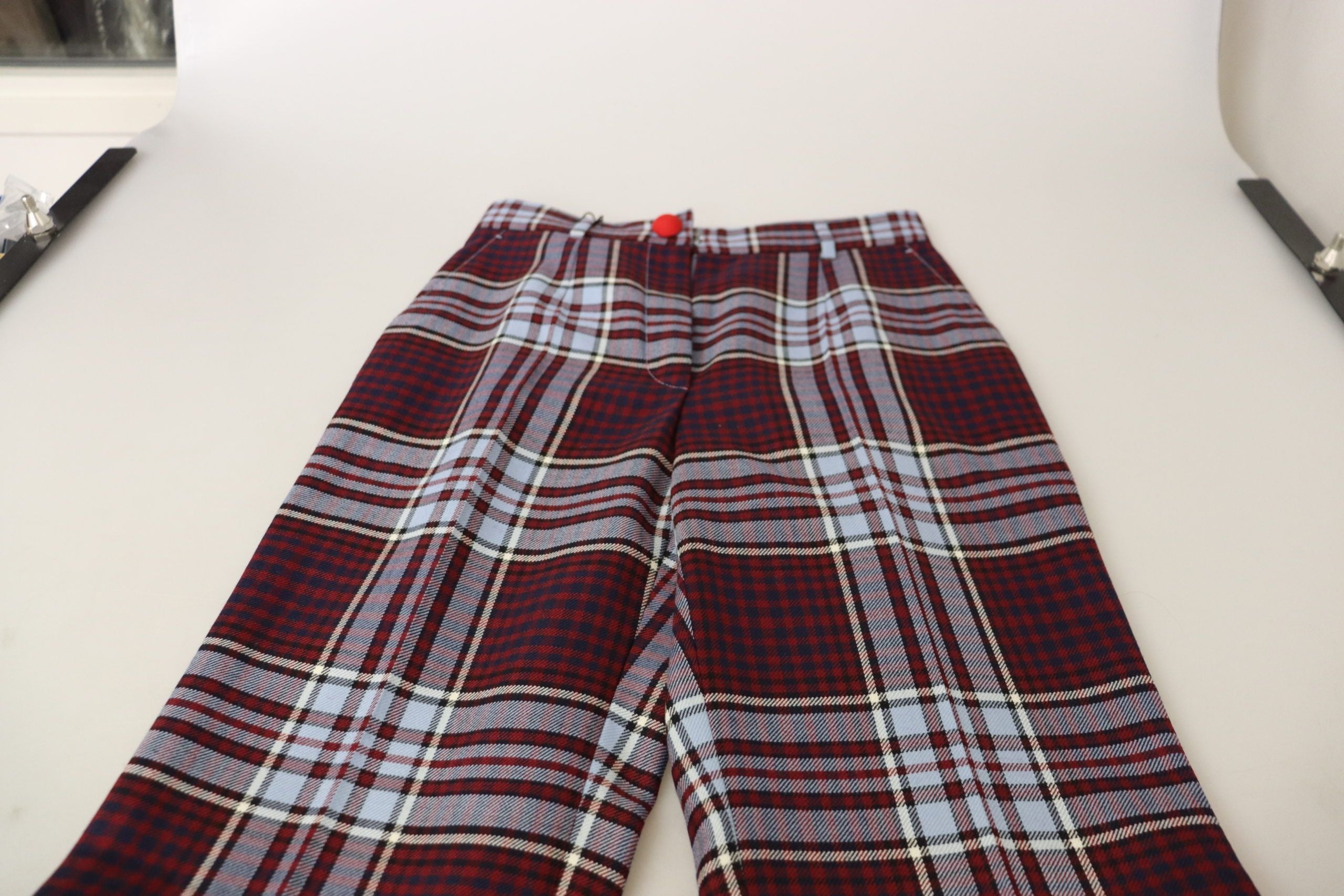 Dolce &amp; Gabbana Elegante Hose aus Wollmischung mit hoher Taille