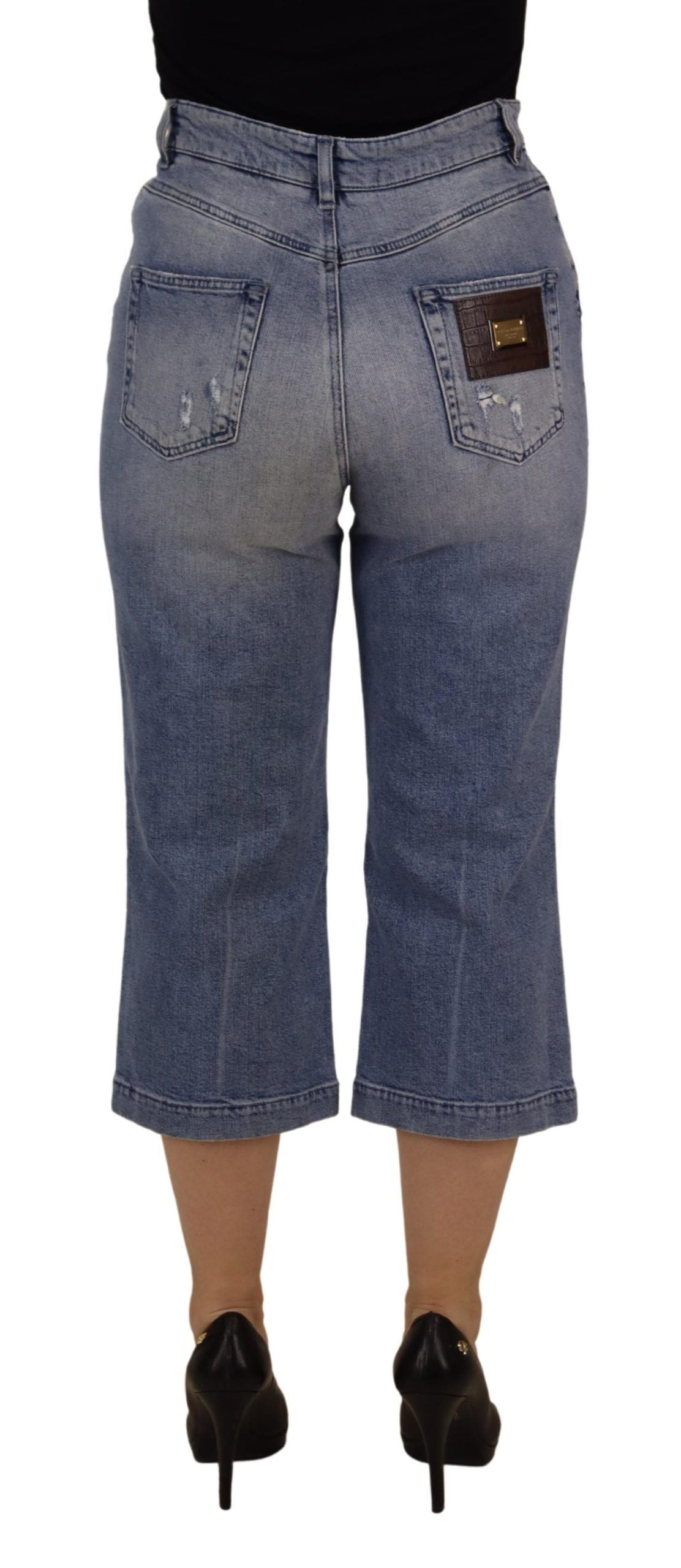 Dolce &amp; Gabbana Skinny Jeans mit hoher Taille - Blau