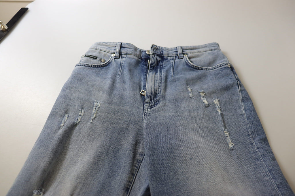 Dolce &amp; Gabbana Skinny Jeans mit hoher Taille - Blau