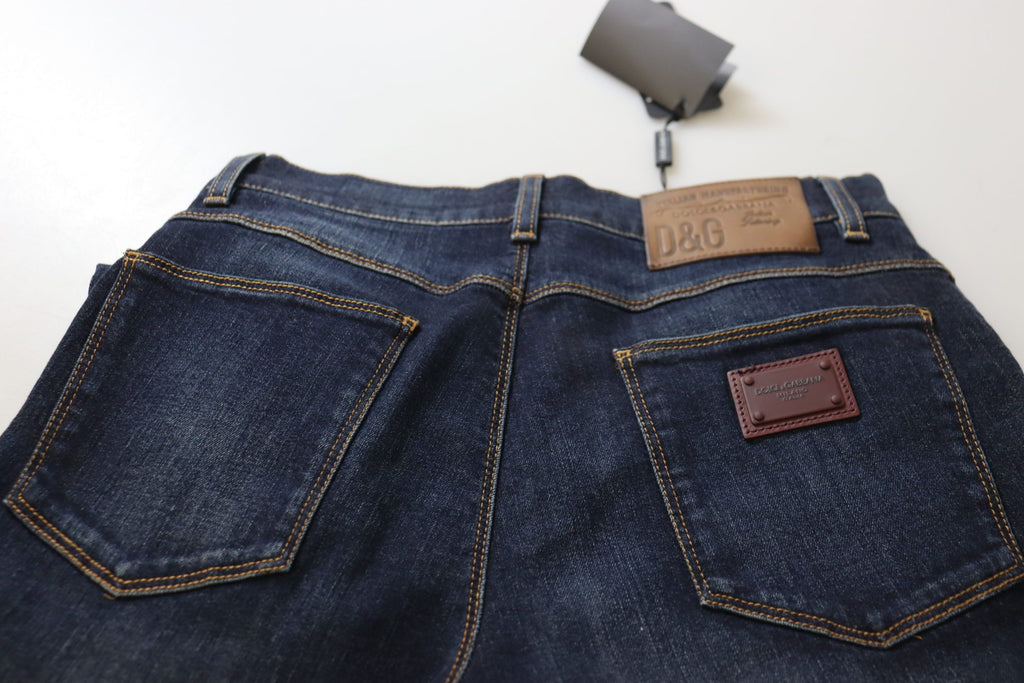 Dolce &amp; Gabbana: Veredeln Sie Ihr Denim-Spiel mit Skinny Jeans mit hoher Taille